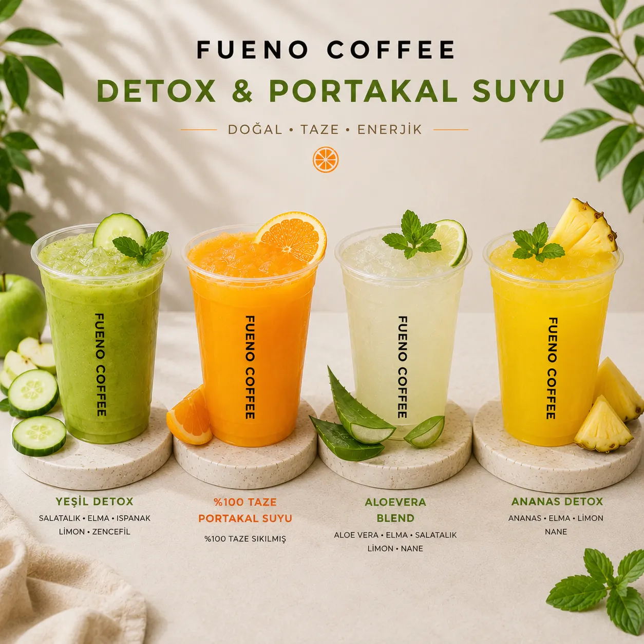 DETOX & PORTAKAL SUYU & ATOM 