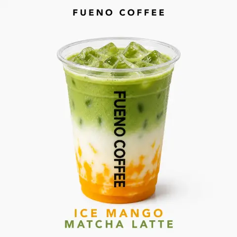 ICE MANGO MATCHA LATTE