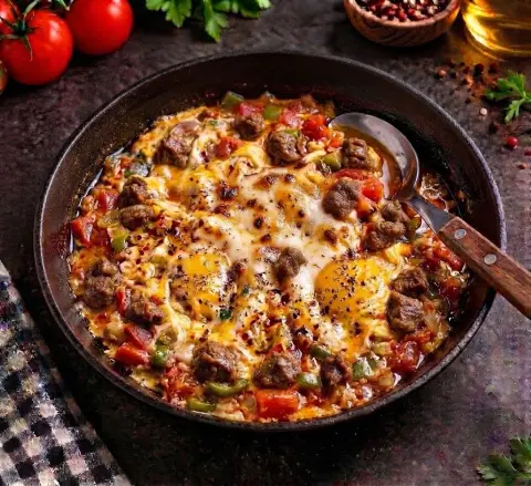Kavurmalı Yumurta